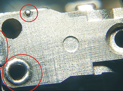 <a href='http://www.pk040.com/product/3.htm' class='text_a'>模具激光焊機(jī)</a>修復(fù)模具效果